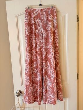 Vici Tropical Print Wide Leg Pants